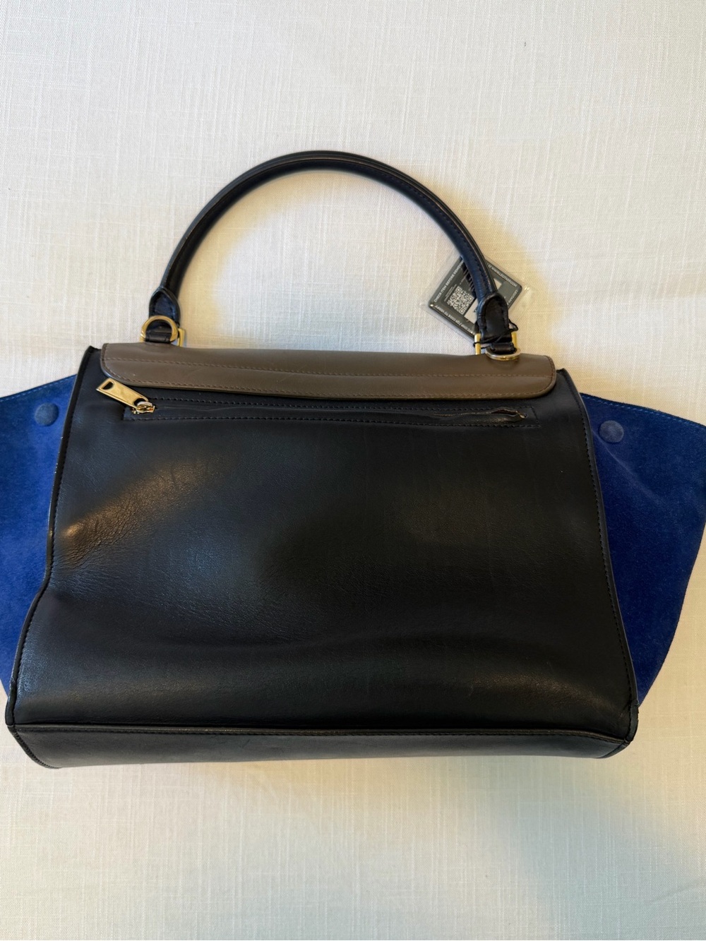 CELINE Leather Trapeze Medium Vintage - Picture 10 of 15
